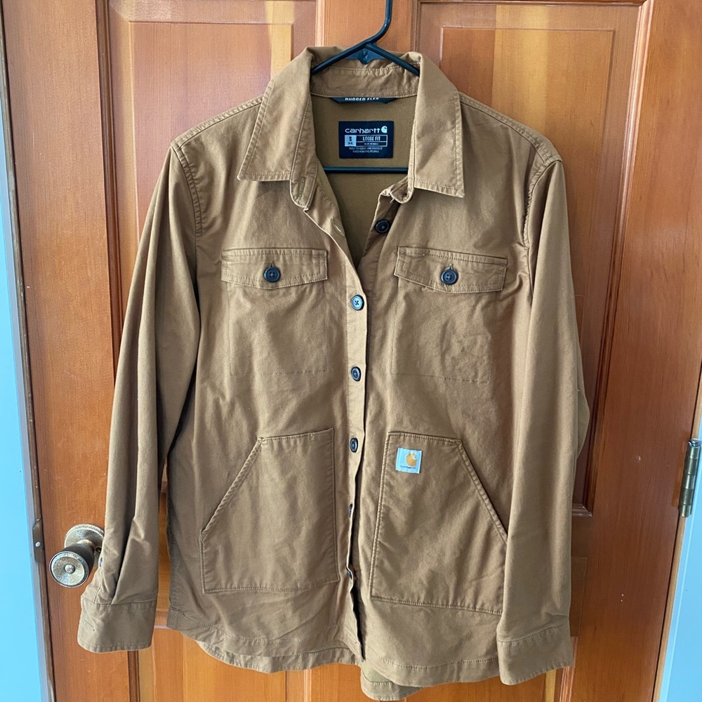 Carhartt lined shirt jacket size Small